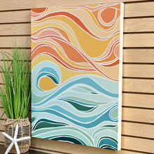 Load image into Gallery viewer, Colorful Wave Abstract Art
