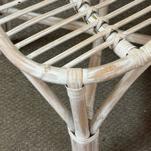 Load image into Gallery viewer, White Rattan Dining Chair
