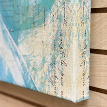 Load image into Gallery viewer, Turquoise Heron Canvas
