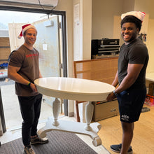 Load image into Gallery viewer, White Oval 1DRW Console
