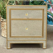 Load image into Gallery viewer, 2DRW Mirrored Nightstand
