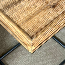 Load image into Gallery viewer, Wood &amp; Metal C Table
