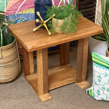 Load image into Gallery viewer, Reclaimed Wood Side Table
