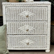 Load image into Gallery viewer, 3DRW White Wicker Chest
