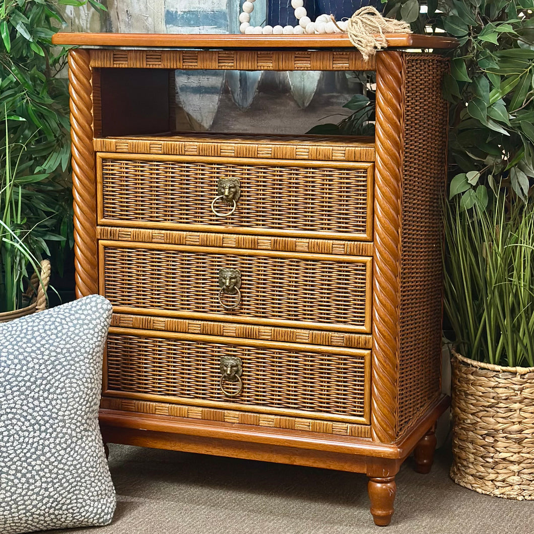 Wicker Tall Chest