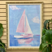 Load image into Gallery viewer, &#39;Pink Sailboat&#39; Giclee
