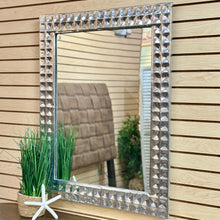 Load image into Gallery viewer, Silver Squares Mirror
