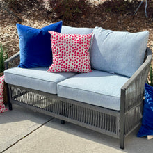 Load image into Gallery viewer, 4PC Outdoor Blue Rope Seating Set
