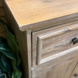 Distressed Taupe Sideboard