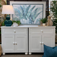 Load image into Gallery viewer, 1DRW/2DR White Cabinet
