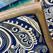 Load image into Gallery viewer, Navy/Ivory Counter Stool
