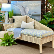 Load image into Gallery viewer, Natural Wicker Chaise Lounge
