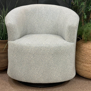 Light Teal Swivel Glider