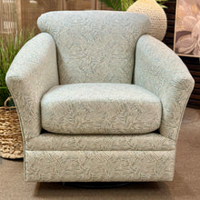 Load image into Gallery viewer, Pale Aqua Barrel Swivel Glider
