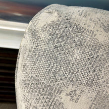 Load image into Gallery viewer, Grey Abstract Rolled Arm Chair
