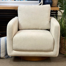 Load image into Gallery viewer, Beige Modern Swivel Chair
