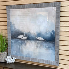 Load image into Gallery viewer, Herons Framed In Glass
