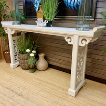 Load image into Gallery viewer, White Altar Table Console
