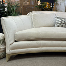 Load image into Gallery viewer, Caracole Curved Velvet Sofa
