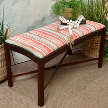 Load image into Gallery viewer, Pink Striped Bench
