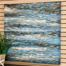 Load image into Gallery viewer, Blue and Gold Abstract
