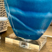 Load image into Gallery viewer, Blue Swirl Lamp
