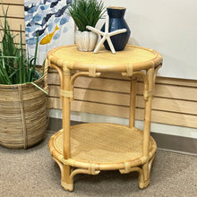 Load image into Gallery viewer, Natural Rattan End Table
