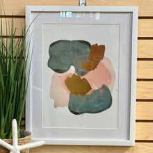 Load image into Gallery viewer, Teal/Blush Abstract II
