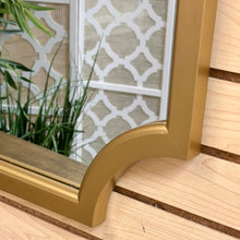 Load image into Gallery viewer, Gold Scallop Mirror

