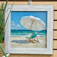 Load image into Gallery viewer, White Umbrella On Beach I
