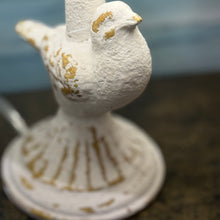 Load image into Gallery viewer, Distressed White Petite Bird Lamp
