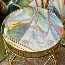 Load image into Gallery viewer, SM Gold Mirrored Side Table
