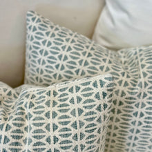 Load image into Gallery viewer, Aqua Geometric Designer Lumbar
