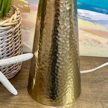Load image into Gallery viewer, Hammered Gold Lamp
