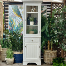 Load image into Gallery viewer, Tall White Display Cabinet

