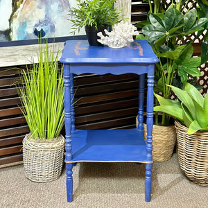 Navy Side Table