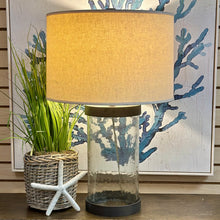 Load image into Gallery viewer, PB 'Murano' Metal/Glass Lamp
