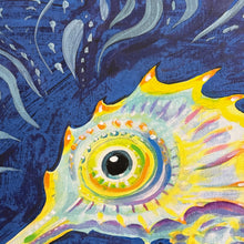 Load image into Gallery viewer, Colorful Seahorse Art
