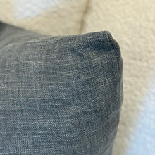 Load image into Gallery viewer, PB Charcoal 'Belgian Linen' Down Pillow
