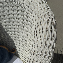 Load image into Gallery viewer, White Wicker Chair
