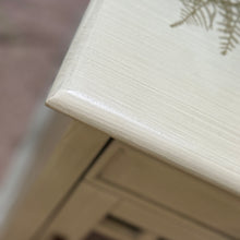Load image into Gallery viewer, Soft Aqua Lattice Side Table
