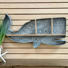 Load image into Gallery viewer, Metal Whale Wall Shelf
