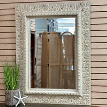 Load image into Gallery viewer, Distressed White Mirror
