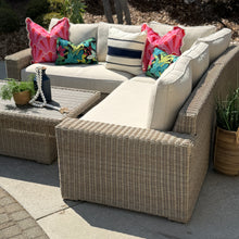 Load image into Gallery viewer, 3PC Resin Wicker Sectional
