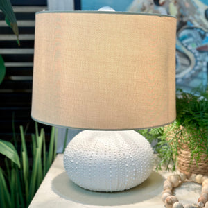 White Sea Urchin Lamp