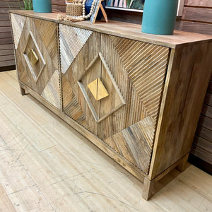 Modern Mango Wood Cabinet