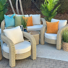 Load image into Gallery viewer, 4PC Hand Woven Outdoor Seating Set
