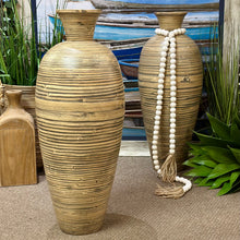 Load image into Gallery viewer, Bamboo Look Tall Vase
