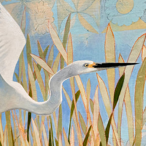 'Snowy Egret In Flight' Giclee