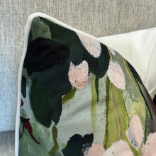 Load image into Gallery viewer, Green/Pink Down Pillow
